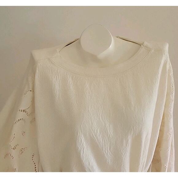 Free People Movement Field of Dreams Cropped Pullover Round Neck Pullover - Picture 6 of 15